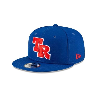 Texas Rangers Gorra | New Era MLB Ligature 9fifty Snapback Cap Mexico - Azules